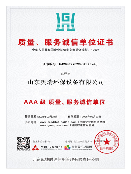 質(zhì)量、服務(wù)誠信單位